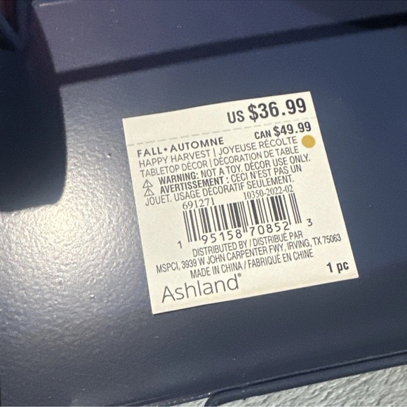 Blue Metal Pick Up Truck, Ashland Decoration 15x6.5” New - Picture 12 of 14